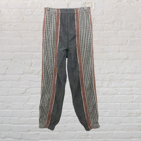 Tory Burch Striped Tweed High Waist Ankle Pants Size 0 - Picture 4 of 14